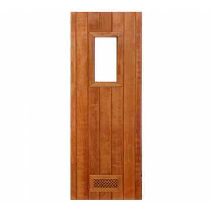 Porta em madeira para sauna seca