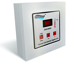 Quadro de Comando Digital para Sauna Impercap Quadro de Comando Digital para Sauna Impercap