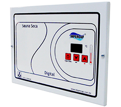 Painel de Comando Sauna Seca Digital Impercap Painel de Comando Sauna Seca Digital Impercap